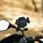 KNMASTER TT-870 Titreşim Önleyicili Motosiklet Telefon Tutucu