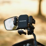 KNMASTER TT-870 Titreşim Önleyicili Motosiklet Telefon Tutucu