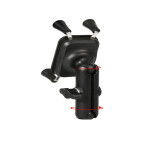 Motowolf Usb Şarj Soketli Ayna Bağlantılı Telefon Tutucu