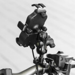 Motowolf USB Şarj Soketli Ayna ve Gidon Bağlantılı Telefon Tutucu